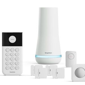 SimpliSafe Security Set with White and Black Finish